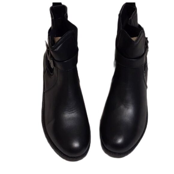 Black motorcycle bootie - Picture 1 of 8